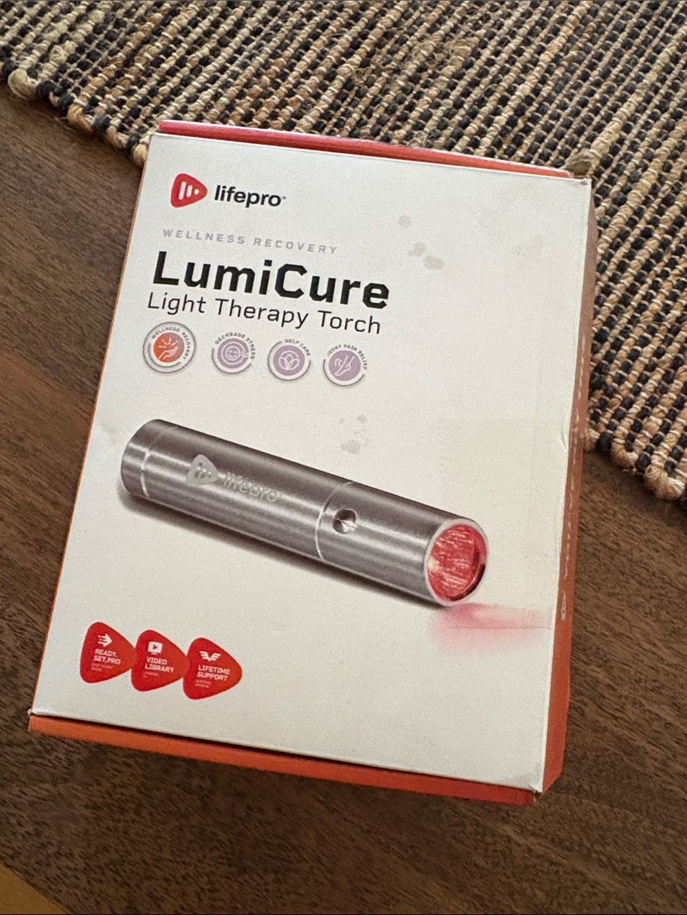 LumiCure Light Therapy Torch by lifepro red light therapy NIR near infrared